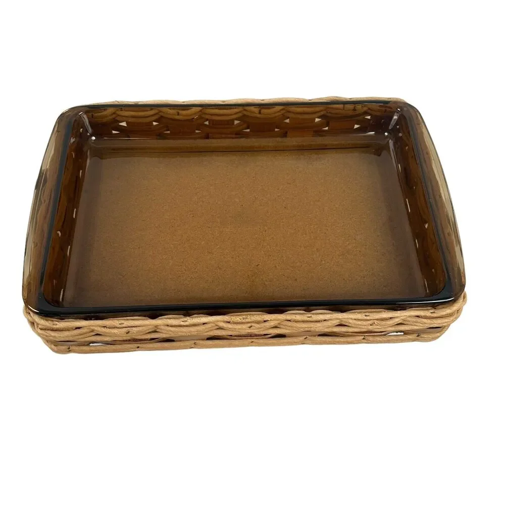 Pyrex vintage amber